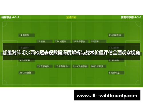 加维对阵切尔西欧冠表现数据深度解析与战术价值评估全面观察视角 加维对阵切尔西欧冠表现数据深度解析与战术价值评估全面观察视角