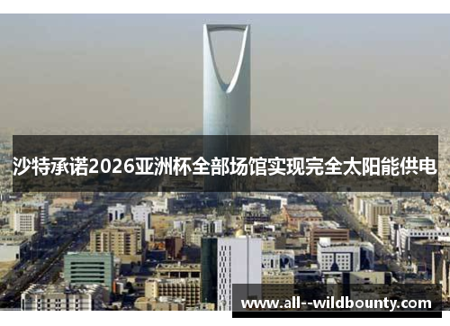 沙特承诺2026亚洲杯全部场馆实现完全太阳能供电 沙特承诺2026亚洲杯全部场馆实现完全太阳能供电